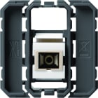 Hager - Prise gallery optique traversante SC 2 modules