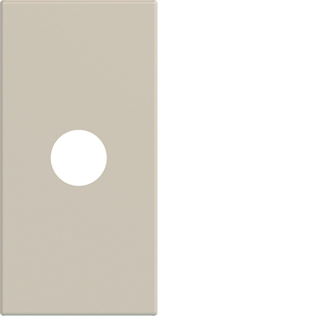 Hager - Sortie de fil  gallery 1 module sand, plastique sable mat