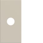 Hager - Sortie de fil  gallery 1 module sand, plastique sable mat