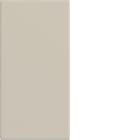 Hager - Obturateur  gallery 1 module sand, plastique sable mat