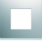 Hager - Plaque de finition Gallery 1 poste Titane