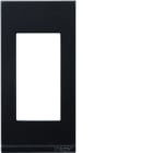 Hager - Plaque de finition Gallery 1 module Nuit entraxe 71 mm