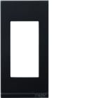 Hager - Plaque de finition gallery 1 module Nuit entraxe 71 mm