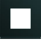 Hager - Plaque de finition gallery 1 poste finition Night