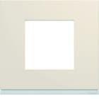 Hager - Plaque de finition gallery 1 poste Dune