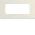 Hager - Plaque de finition Gallery 5 modules Dune entraxe 71 mm