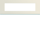 Hager - Plaque de finition Gallery 8 modules Dune entraxe 71 mm