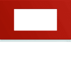 Hager - Plaque de finition Gallery 4 modules Eglantine entraxe 57 mm