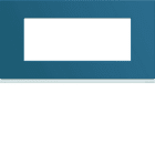 Hager - Plaque de finition gallery 5 modules River entraxe 71 mm