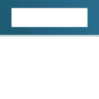 Hager - Plaque de finition Gallery 8 modules River entraxe 71 mm