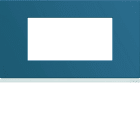 Hager - Plaque de finition gallery 4 modules River entraxe 57 mm