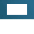 Hager - Plaque de finition Gallery 4 modules River entraxe 57 mm