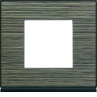 Hager - Plaque de finition gallery 1 poste Pecan