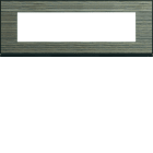 Hager - Plaque de finition gallery 8 modules Pecan entraxe 71 mm