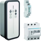 Hager - witty solar Kit borne 1x7kW M3T2S RFID + Gestionnaire flow + Compteur PV 230V