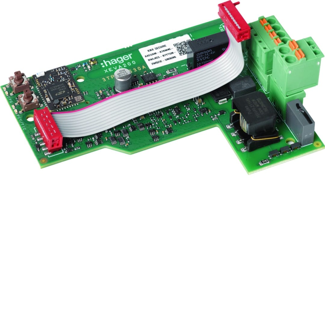 Hager - witty start accessoire carte TIC Filaire + RF/CHP (Entrée 24V DC, 230V AC)