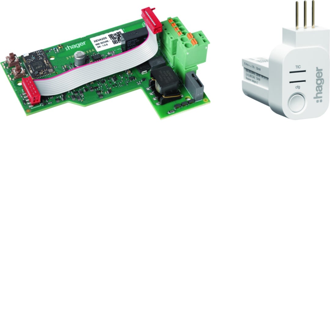Hager - Witty accessoire KIT TIC Radio compteur Linky XEVA205+TRPS120 pour borne XEV1K
