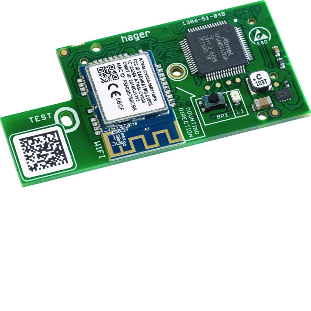 Hager - Witty accessoire Carte Wi-fi pour borne XEV1K
