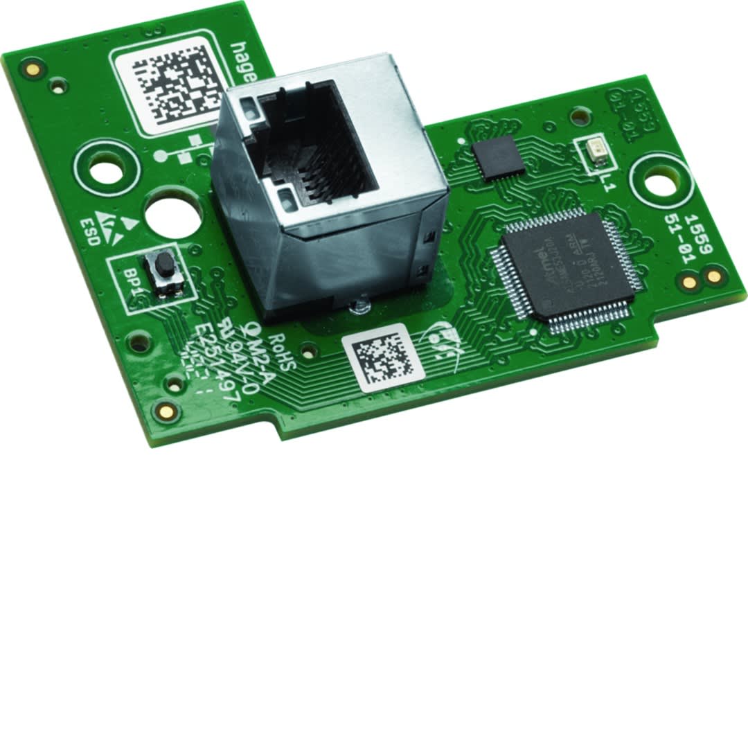 Hager - Witty accessoire Carte Ethernet RJ45 pour borne XEV1K