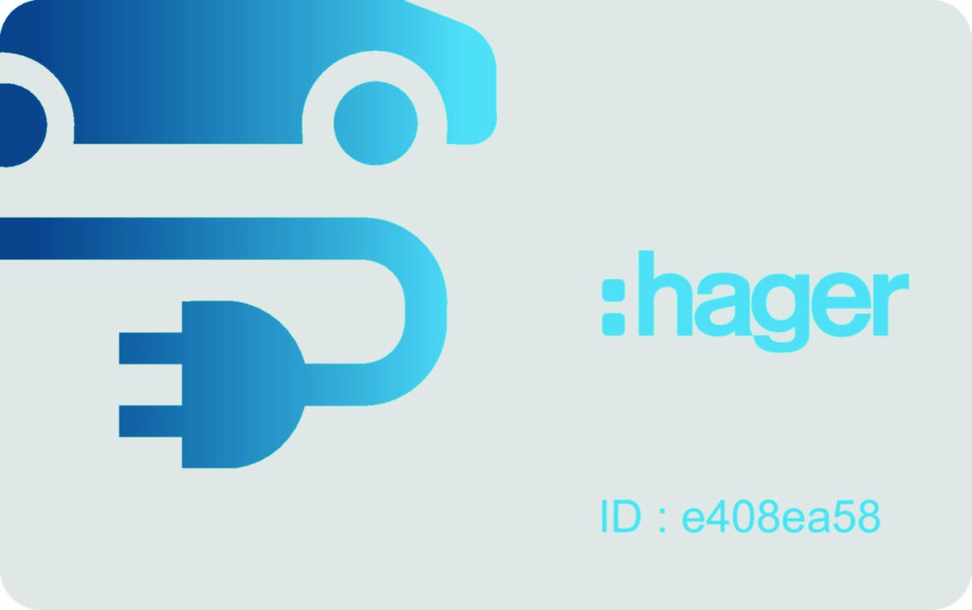 Hager - Witty accessoire Kit de 20 badges RFID Utilisateur