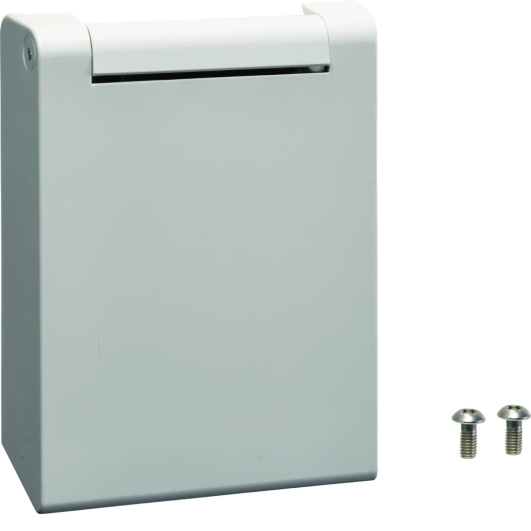Hager - Witty pièce détachée -  kit couvercle prise gris pour borne witty XEV1K ou XEV1R