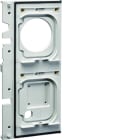 Hager - Witty pièce détachée - support de prise M3 gris pour borne witty XEV1Kxx