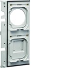 Hager - Witty pièce détachée - support prise M3 gris pour borne witty XEV1Rxx