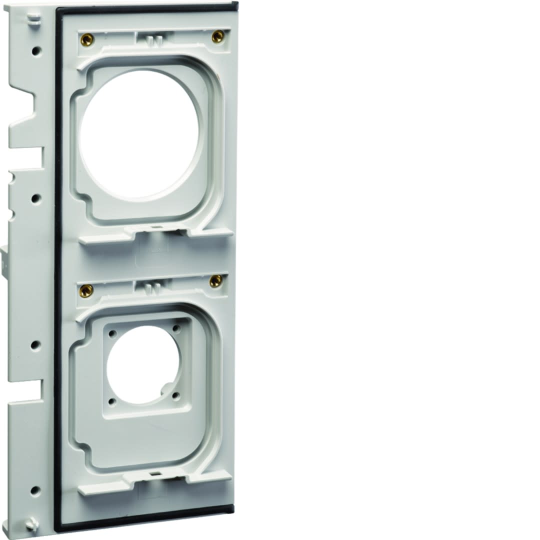 Hager - Witty pièce détachée -  support prise M3M2 gris pour borne witty XEV1Rxx