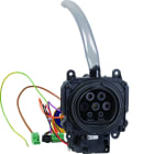 Hager - Witty pièce détachée - prise M3T2S avec verrou 1P pour borne XEV1Kxx