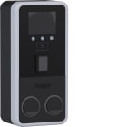 Hager - WP2 Murale 2x 22kW, 2xT2S, IP55, IK10, OCCP, 4G, RFID, TPE, Ecran, Protections