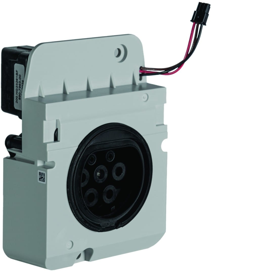 Hager - witty pièce détachée- Prise M3 T2S pour borne XVR1xx et XVL122xx mono et tri