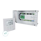 BAILLINDUSTRIE - Kit de régulation à 7 zones thermostats Blancs comprenant : 1 coffret de régulat