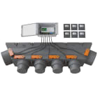 BAILLINDUSTRIE - Pack de régulation à 6 zones thermostats Anthracites comprenant : 1 plénum 6S, 1