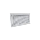 BAILLINDUSTRIE - Grille de reprise porte-filtre aluminium blanc mat 400 x 200 mm
