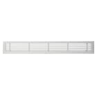 BAILLINDUSTRIE - Grille linéaire en aluminium blanc de 1000 x 150 mm avec plénum acier