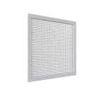 BAILLINDUSTRIE - Grille de transfert en aluminium blanc mat RAL9016 de 600 x600 mm