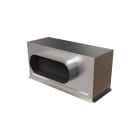 BAILLINDUSTRIE - Plénum acier grille de soufflage 400 x150 mm (sortie latérale)