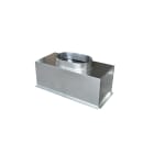 BAILLINDUSTRIE - Plénum acier isolé pour grille de soufflage de 500 x150 mm (sortie arrière)