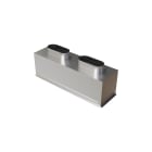 BAILLINDUSTRIE - Plénum acier isolé de 600 x 200 mm avec 2 piquages arrières de diamètre 160 mm