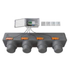 BAILLINDUSTRIE - Pack de régulation à 4 zones thermostats Blancs comprenant : 1 plénum 4XL, 1 cof