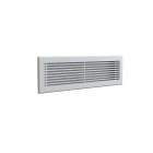 BAILLINDUSTRIE - Grille de reprise linéaire en aluminium blanc mat de 600x150 mm avec flitre