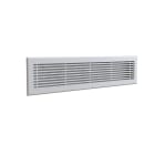 BAILLINDUSTRIE - Grille de reprise linéaire en aluminium blanc mat de 800x150 mm avec flitre