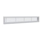 BAILLINDUSTRIE - Grille de soufflage linéaire de 1000x100 mm en aluminium blanc mat