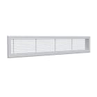 BAILLINDUSTRIE - Grille de soufflage linéaire de 1000x150 mm en aluminium blanc mat