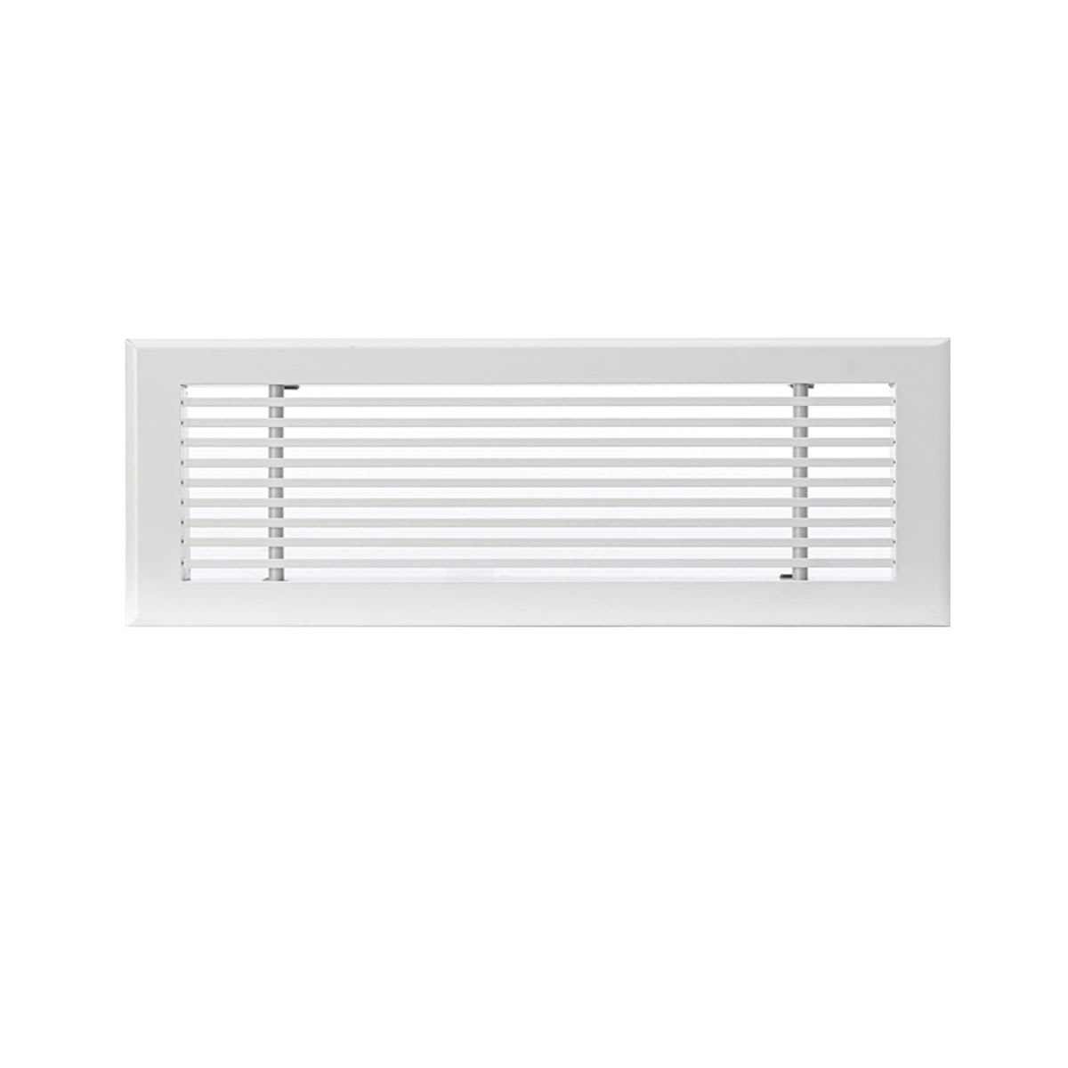 BAILLINDUSTRIE - Grille de soufflage linéaire de 500x150 mm en aluminium blanc mat