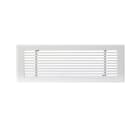 BAILLINDUSTRIE - Grille de soufflage linéaire de 500x150 mm en aluminium blanc mat