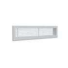 BAILLINDUSTRIE - Grille de soufflage linéaire de 600x100 mm en aluminium blanc mat