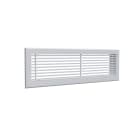 BAILLINDUSTRIE - Grille de soufflage linéaire de 600x150 mm en aluminium blanc mat