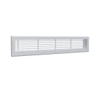 BAILLINDUSTRIE - Grille de soufflage linéaire de 800x100 mm en aluminium blanc mat