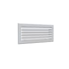 BAILLINDUSTRIE - Grille de soufflage lames courbes aluminium blanc mat RAL9016 de 400 x150 mm